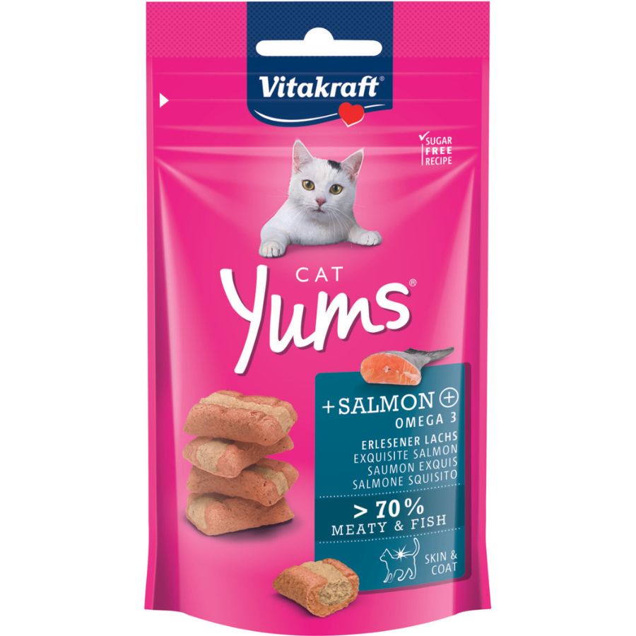 Vitakraft snack cat yums salmon 40 GR, , large image number null